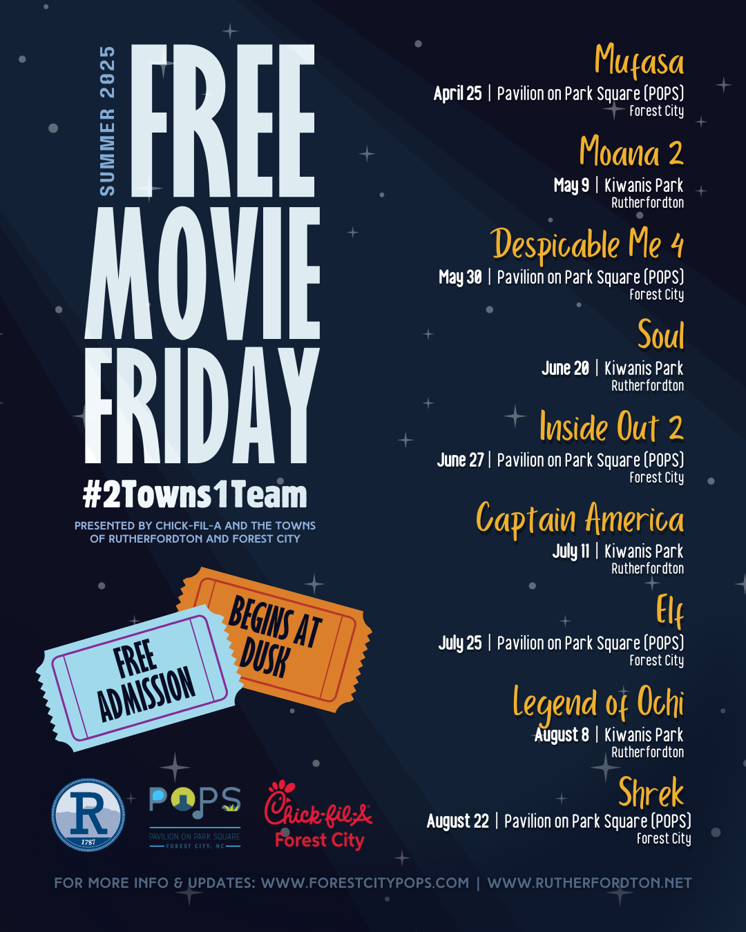 Free Movie Fridays poster