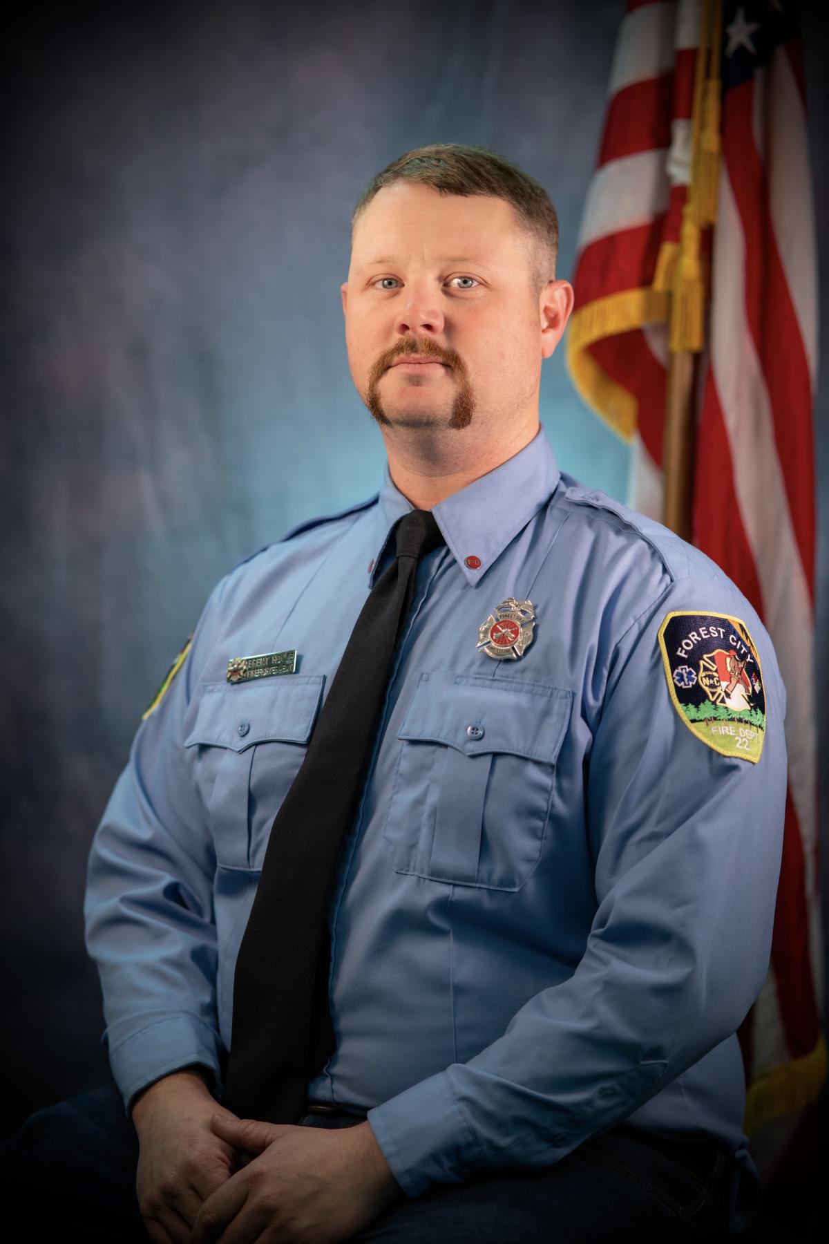 Firefighter Brent Hoyle