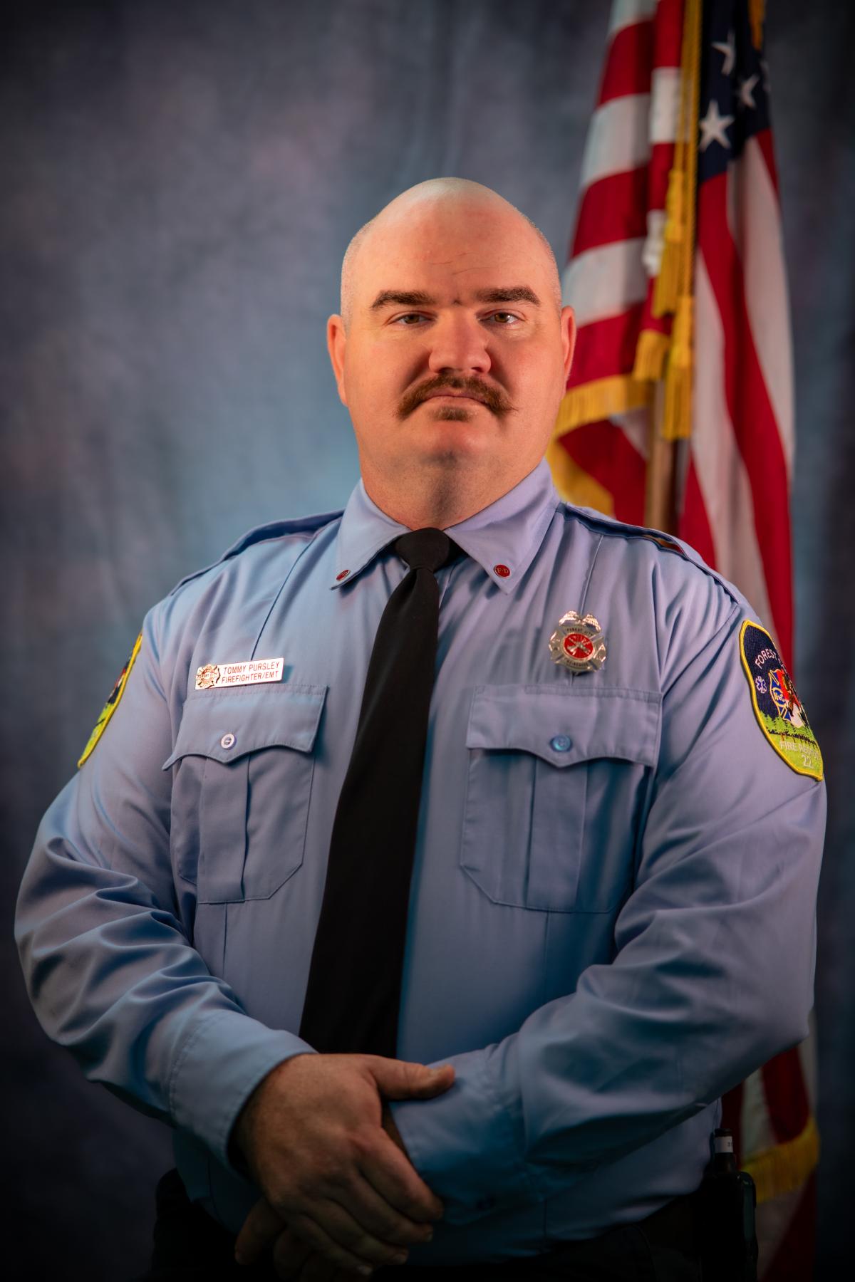 Firefighter Chad Allen